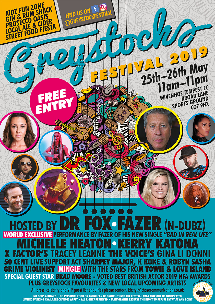 Greystock Festival 2019 poster