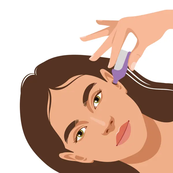 EziDrops Ear Applicator Illustration
