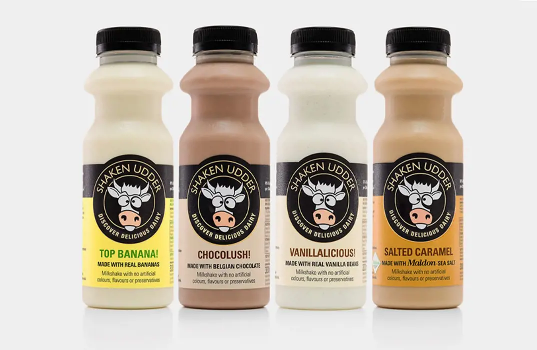 Shaken Udder bottles
