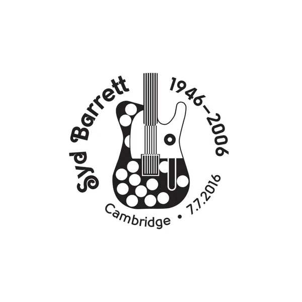 Royal Mail Syd Barrett handstamp